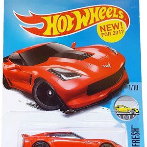 Hot Wheels 2017 Factory Fresh Corvette C7 Z06 217/365, Red